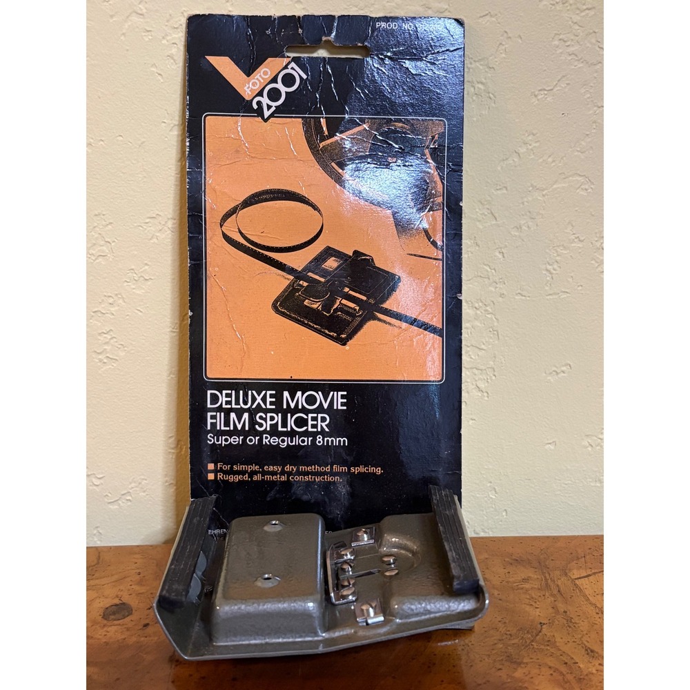 Vintage Capro Deluxe Movie Film Splicer Super 8 & Regular 8mm Made in Japan